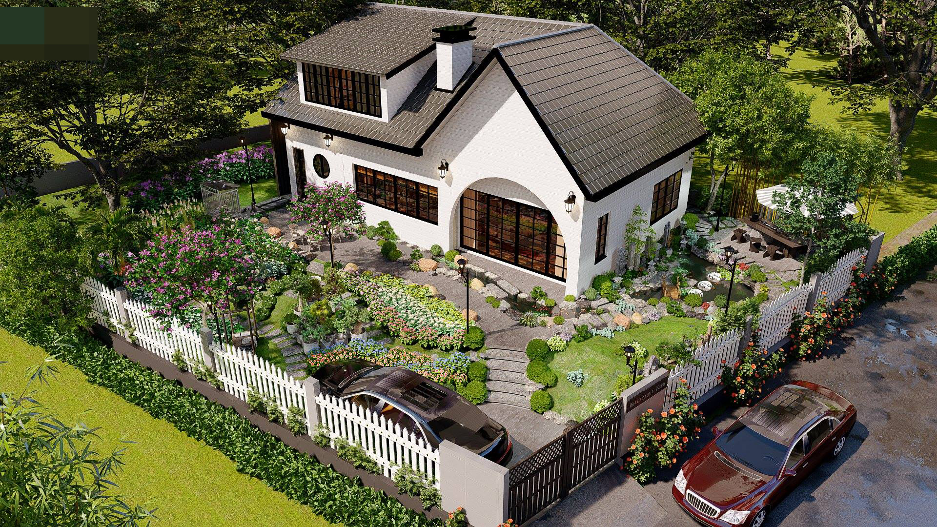 Ngắm nhìn top 10 mẫu thiết kế biệt thự sân vườn đẹp đến nao lòng